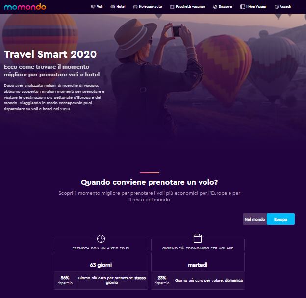 Travel Smart di momondo