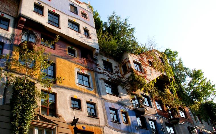 Hundertwasserhaus, a Vienna, Austria