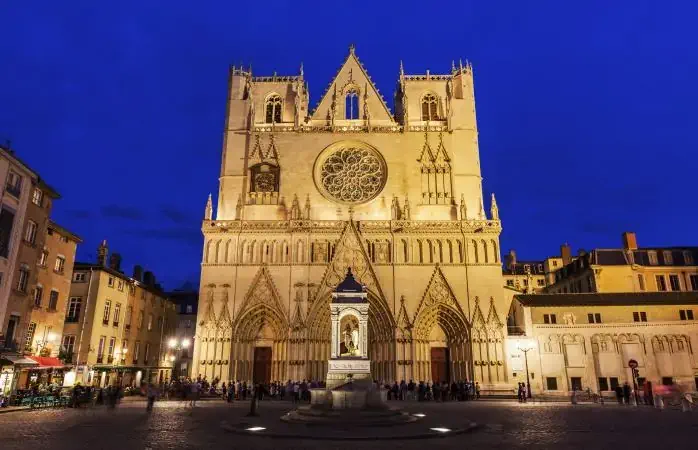 in Lyon. Lyon, Rhone-Alpes, France.